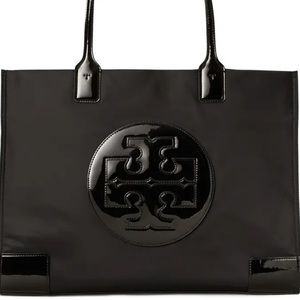 TORY BURCH 🖤 ‘Ella” Patent Nylon Tote